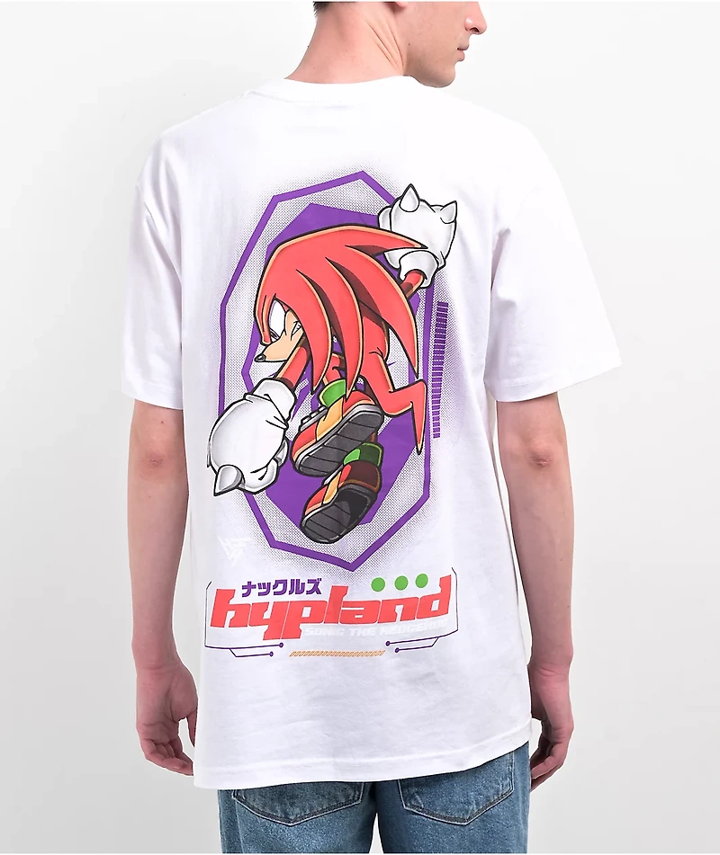 Hypland x Sonic Knuckles White T-Shirt