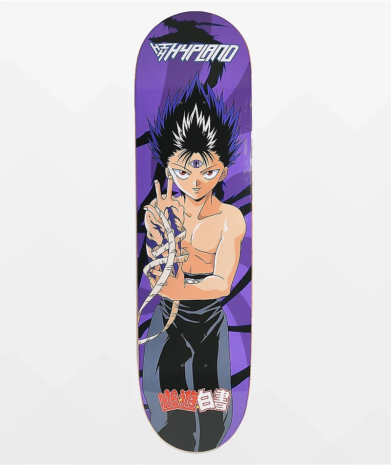 Hypland x Yu Yu Hakusho Hiei 8.25" Skateboard Deck