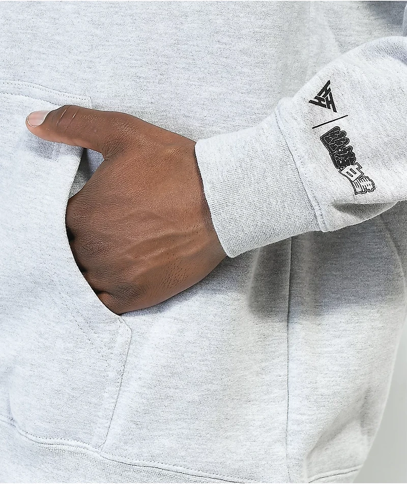Hypland x Yu Hakusho Hiei Eyes Grey Hoodie