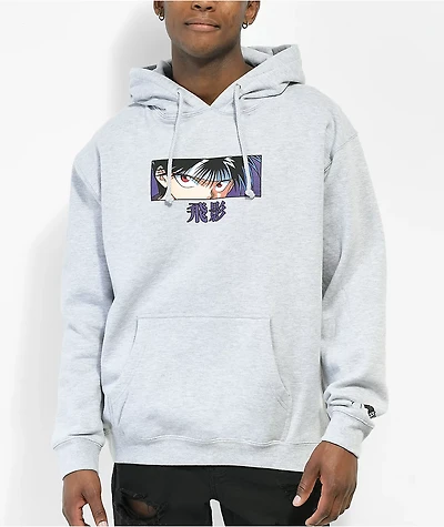 Hypland x Yu Hakusho Hiei Eyes Grey Hoodie