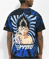Hypland x Yu Hakusho Hiei Hypnosis Blue & Black Tie Dye T-Shirt