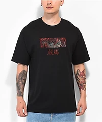 Hypland x Yu Hakusho Kurama Eyes Black Rhinestone T-Shirt
