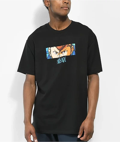 Hypland x Yu Hakusho Kuwabara Eyes Black T-Shirt