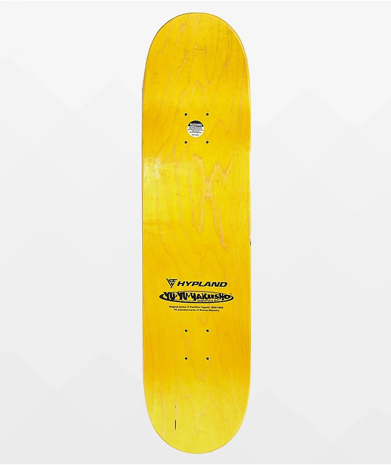 Hypland x Yu Yu Hakusho Yusuke 8.25" Skateboard Deck