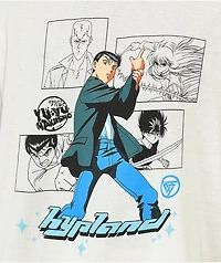 Hypland x Yu Hakusho Yusuke Boxes Cream T-Shirt