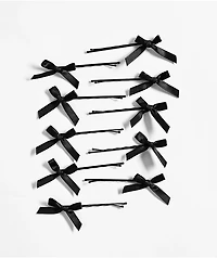 IGOU Bow 10 Pack Black Bobby Pins