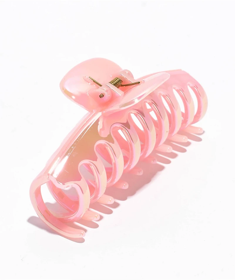 IGOU Pink Gloss Claw Clip
