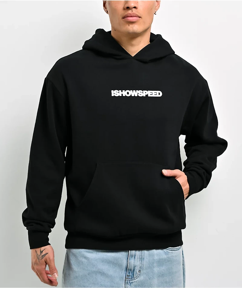 IShowSpeed Motion Black Hoodie