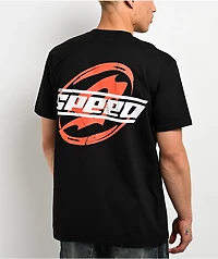 IShowSpeed Red Icon Black T-Shirt