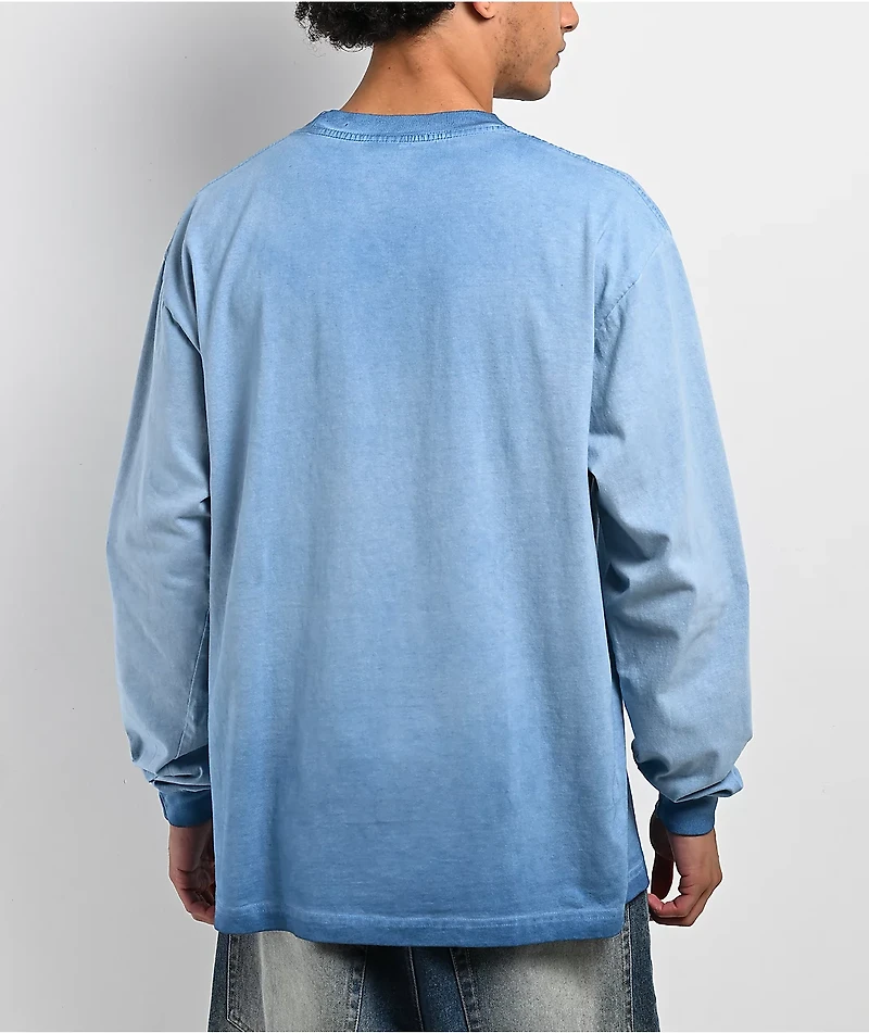 ITA Blue Haze Oil Wash Long Sleeve T-Shirt