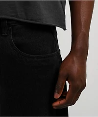 ITA Eon Distressed Black Wash Crop T-Shirt