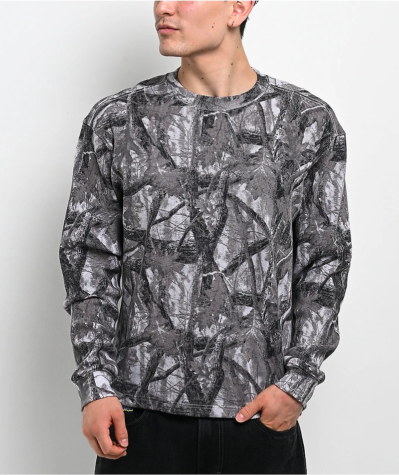 ITA Flux Grey Camo Thermal Long Sleeve T-Shirt