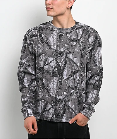 ITA Flux Grey Camo Thermal Long Sleeve T-Shirt