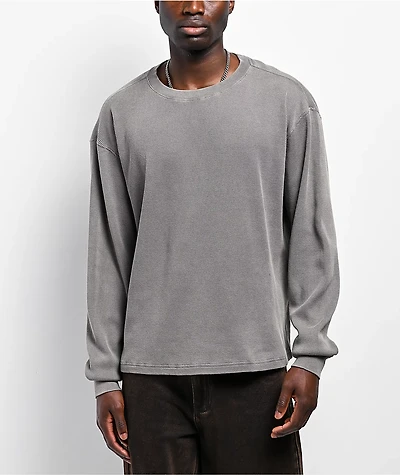 ITA Flux Grey Thermal Long Sleeve T-Shirt