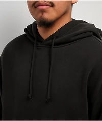 ITA Fractal Black Wash Crop Hoodie