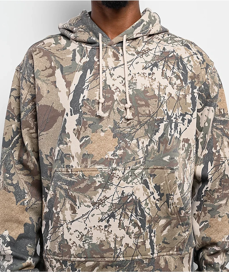 ITA Fractal Camo Crop Hoodie