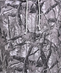 ITA Fractal Grey Camo Crop Hoodie