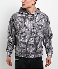 ITA Fractal Grey Camo Crop Hoodie