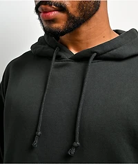 ITA Fractal New Black Wash Crop Hoodie
