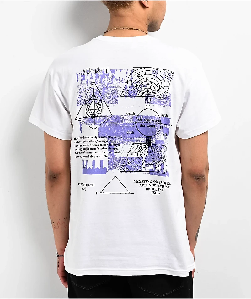 ITA Law Of Energy White T-Shirt