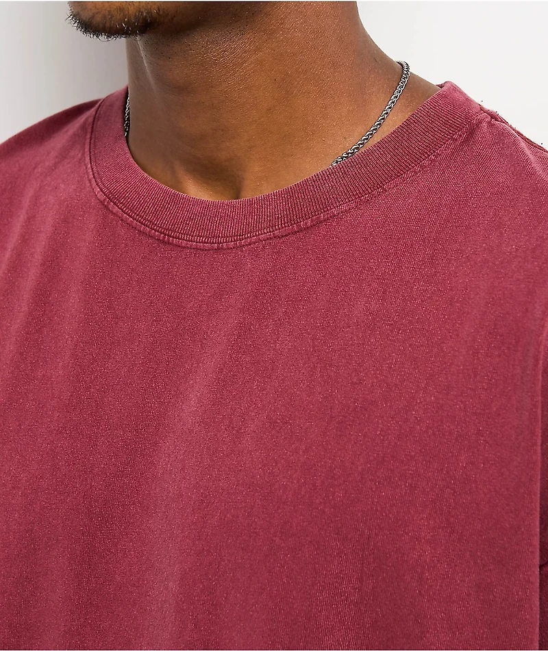 ITA Portal Boxy Maroon T-Shirt