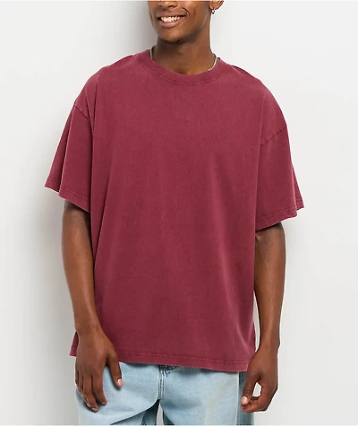 ITA Portal Boxy Maroon T-Shirt