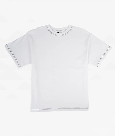 ITA Portal Contrast White Boxy T-Shirt