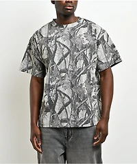 ITA Portal Wood Grey Wash Camo Boxy T-Shirt