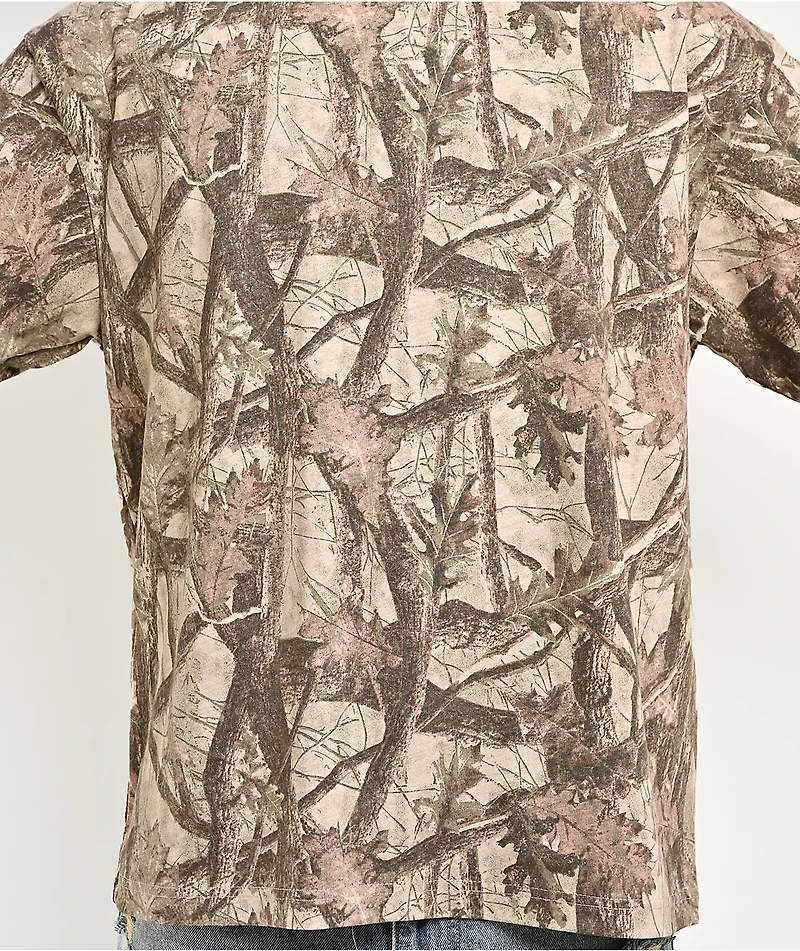 ITA Portal Wood Natural Wash Camo Boxy T-Shirt