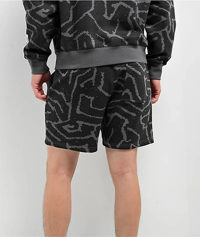 ITA Refraction Black Sweat Shorts