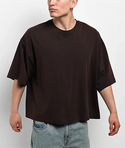 ITA Titan Vintage Brown Oversized T-Shirt