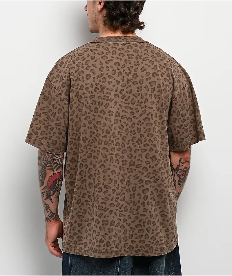ITA Vintage Leopard Heavyweight Boxy T-Shirt