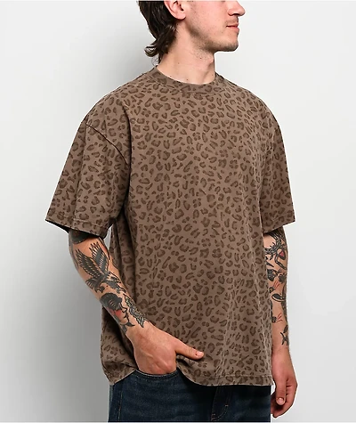 ITA Vintage Leopard Heavyweight Boxy T-Shirt