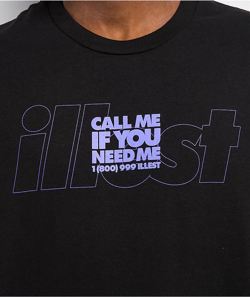 Illest Call Me Black T-Shirt