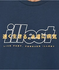 Illest Live Fast Navy T-Shirt