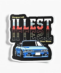 Illest Mirrored Sticker