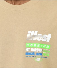 Illest Race Ticket Natural Long Sleeve T-Shirt