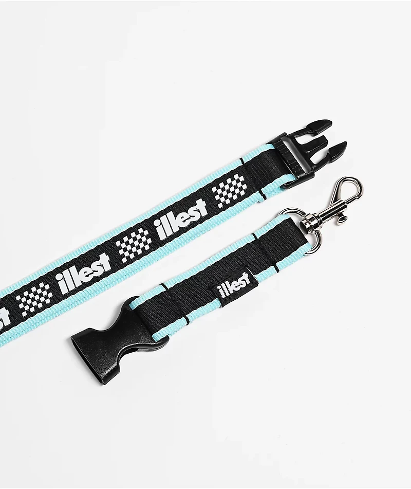 Illest Racing Black & Blue Lanyard