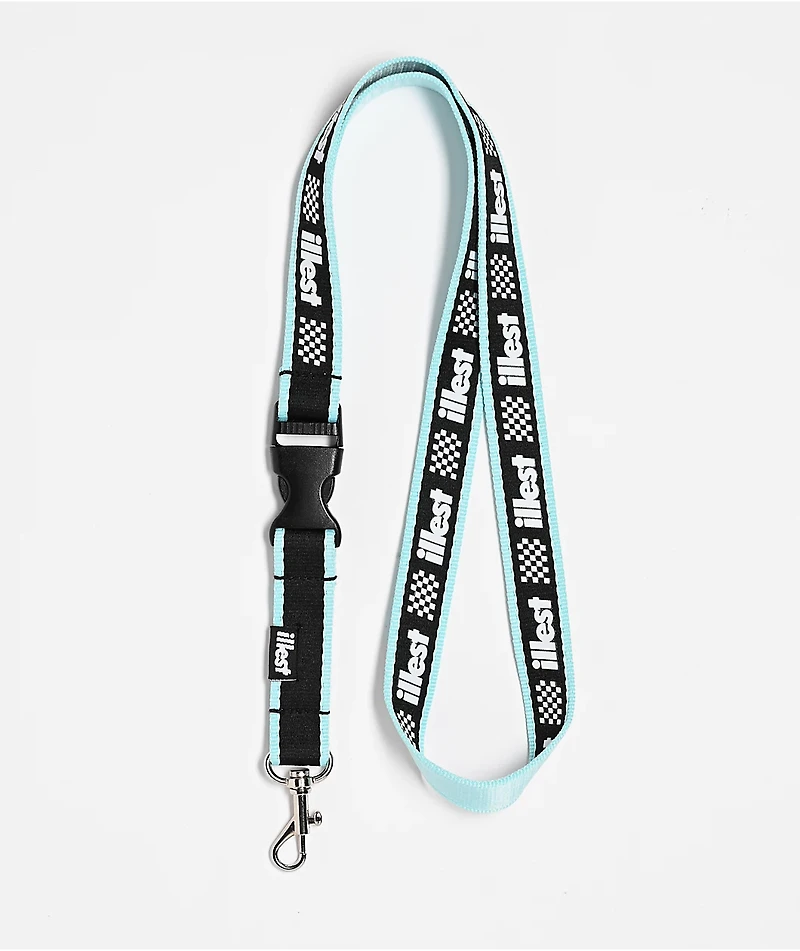 Illest Racing Black & Blue Lanyard