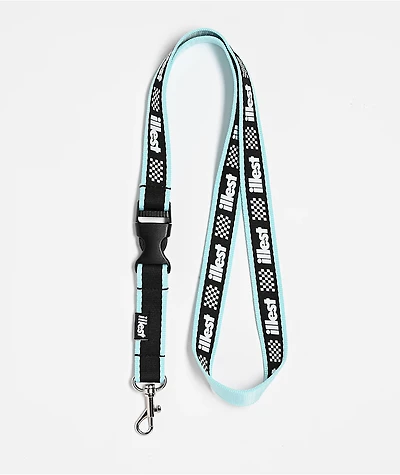 Illest Racing Black & Blue Lanyard