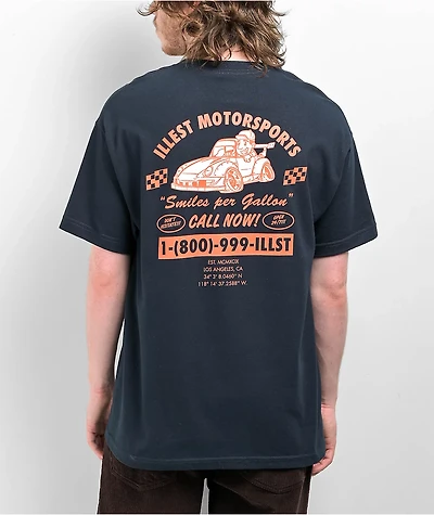 Illest Smiles Per Gallon Navy T-Shirt