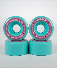 Impala 58mm 82a Aqua Roller Skate Wheels