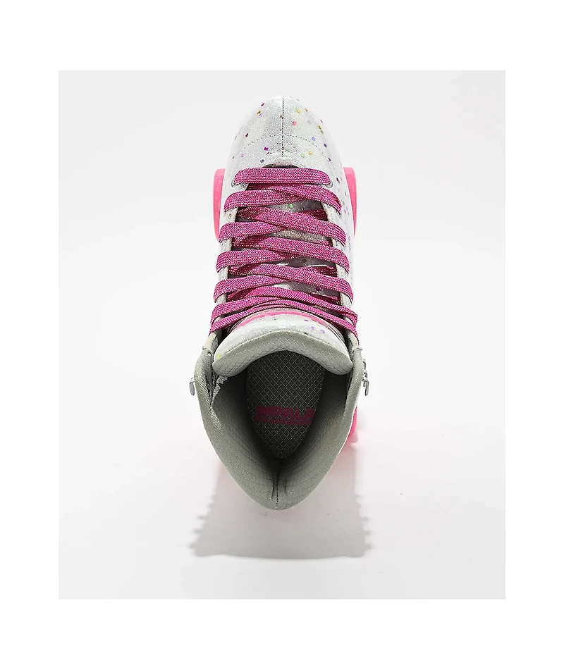Impala Confetti White Roller Skates