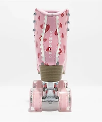 Impala Falling Hearts Pink Roller Skates