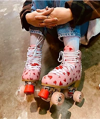 Impala Falling Hearts Pink Roller Skates