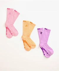 Impala Fruit 3 Pack Crew Socks