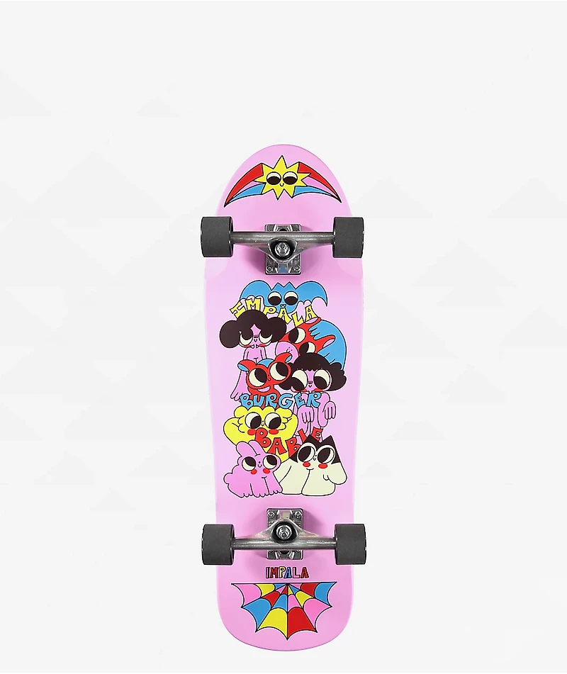 Impala Hera Burger Barbie 31" Cruiser Skateboard Complete