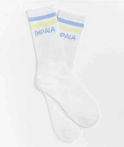Impala Pastel Stripe Crew Socks