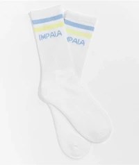 Impala Pastel Stripe Crew Socks