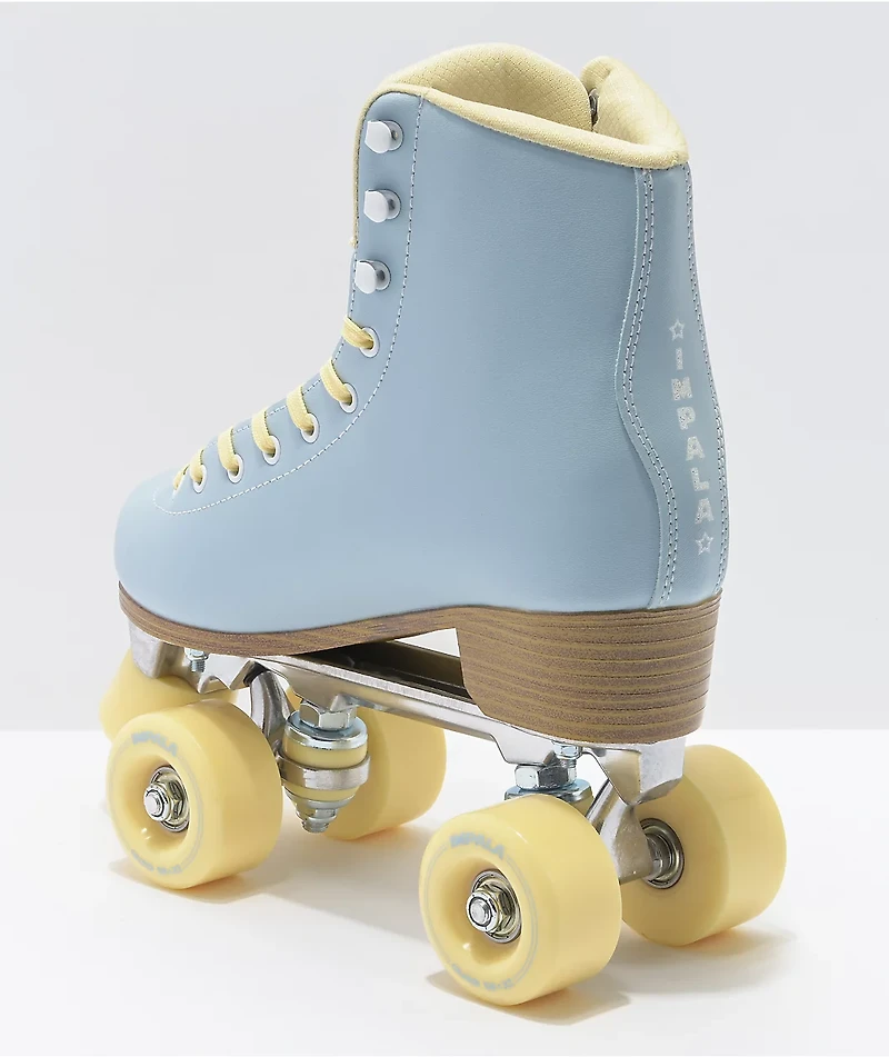 Impala Sky Blue & Yellow Roller Skates